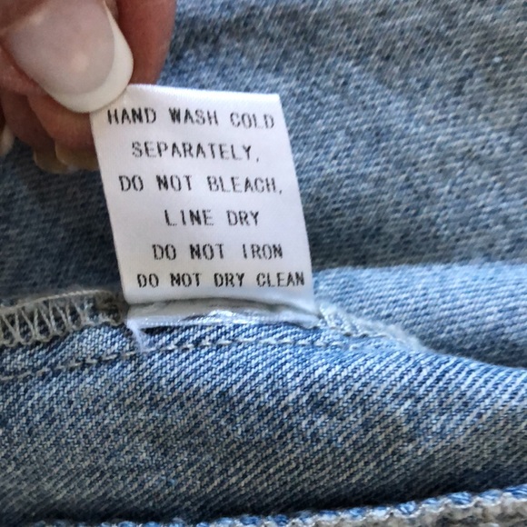 Signatures Distressed Jeans Jacket w/Pearl Buttons - Picture 7 of 8